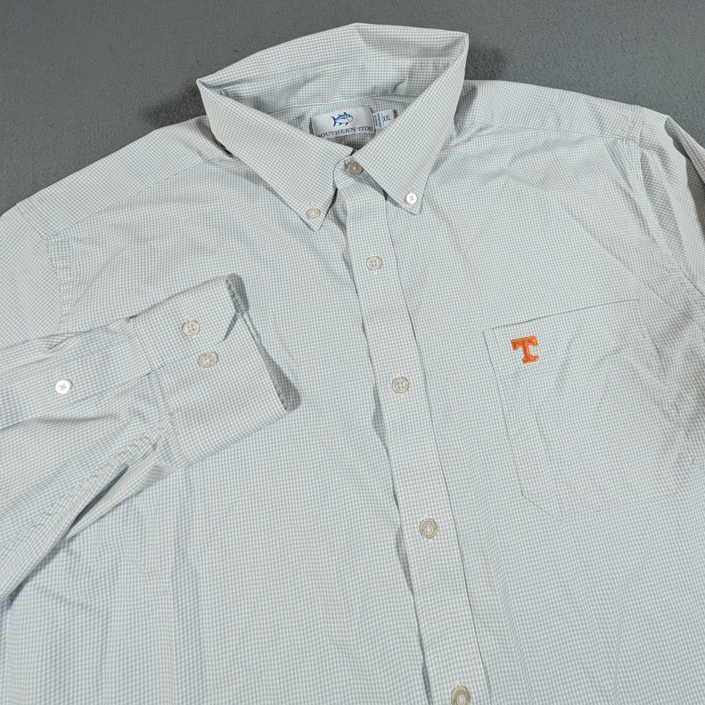 Tennessee Volunteers Southern Tide Button Down Shirt Mens XXL Performance